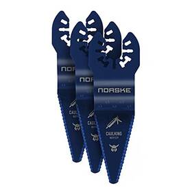 Notp286 Norske Tools Ltd Caulking Scraper Blade 3/pack Oscillating Saw Blades