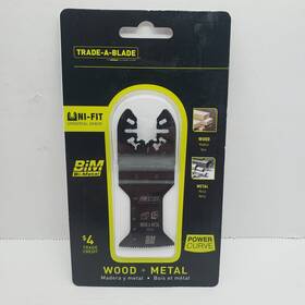 Totp206 Norske Trade-a-blade 1-1/4 Inch Wood Metal Power Curve Uni-fit #totp206