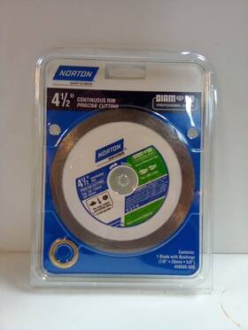 50505-038 Norton #50505-038 4 1/4 Inch Continuous Rim Diamond Professional Grade #059 R1