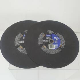 89360 Norton Lot Of 2 Cut Off Blade 14 Inch Model #