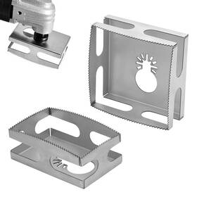 Nsioutlet 655887859663 2x Drywall Square Slot Cutter For Dewalt 20v/milwukee M18 Oscillating Multi-tool