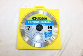Oldham 049551001470 7 Inch 16 Tooth Ferrous Metals Saw Blade 700m Usa Seller 9600rpm