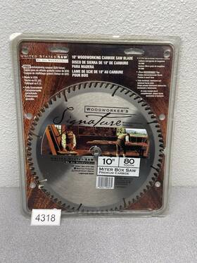 1007280t Oldham Woodworkers Signature 10 Inch 80 Tooth Circular Miter Box Saw Blade Carbide