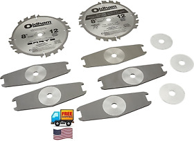 8005224 Oldham 8-inch 12t Carbide General Purpose Stacked Dado Set New Free Sh
