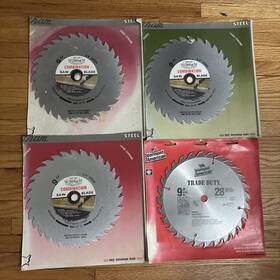 900-c-c Oldham Nos 3x 9 Inch Table Saw Blade #900-c-c Old Ham New Blades And 1 Vermont