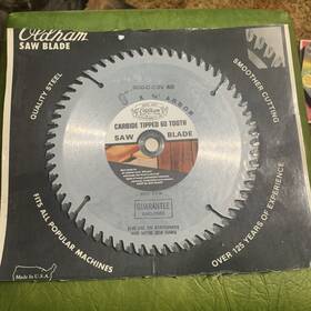 900-c-cbv Oldham Nos Industrial Carbide Tipped Usa 60 Tooth Blade 9 Inch 5/8 Arbor