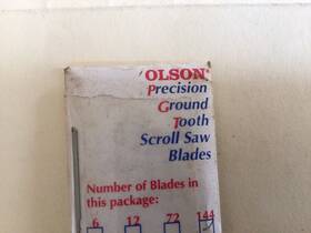 459-9rg Olson Pgt 5 Long No 459 - 9rg .048 X .018 Inch Tpi 8 144-pack Scroll Saw