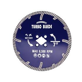 Tdb00 Osceh 7 Inch Granite Turbo Cutting Blade Diamond Wet Or Dry For Concrete