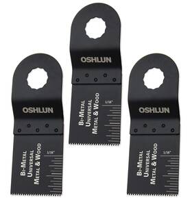Mmr-0103 Oshlun 753182911151 1-1/3-inch Universal Bi-metal Oscillating Tool Blade For Rockwell Or