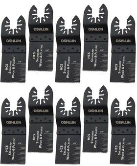 Mmc-0310 Oshlun Standard Hcs Oscillating Tool Blade With Quick-fit Arbor For