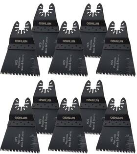 Mmc-1110 Oshlun 2-2/3-inch Precision Japan Hcs Oscillating Tool Blade With Quick-fit