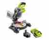 P551-p117-p105 Ryobi One Plus 18 Volt 7-1 4 In Cordless Laser Mitre Saw Tool Kit Brand New 33287 16567