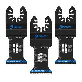 Py222-3 Paya Tools Carbide Oscillating Saw Blades 1-3/8ftft Multitool Quick Release For He