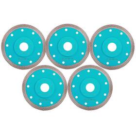 Peakit 791256355845 Supper Thin Tile Blade 4.5 Inch 5 Pack Diamond Porcelain Saw Ceramic Cu