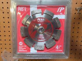 Pvtak45 Pearl 4.5 Inch Pro-v Tuck Point Blade .250 10mm Rim 7/8 Arbor