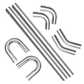 3764exp333xus Philtop 2.5 Inch Exhaust Kit Diy Custom Stainless Steel Tubing Pipe 8pcs Mandrel