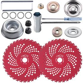 Plumia 786552479951 9 Inch X 36 Teeth Carbide Tipped Blades With Universal Adapter Kit For Br