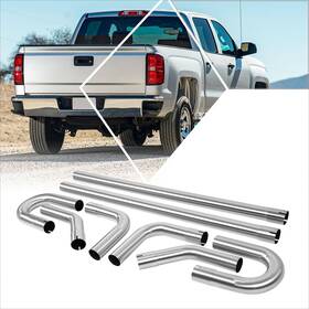 Pm-pp-25-ss-8p Pm Perfomotor Performotor 8 Pcs 2.5 Inches Stainless Steel Diy Custom Exhaust Tubing Man