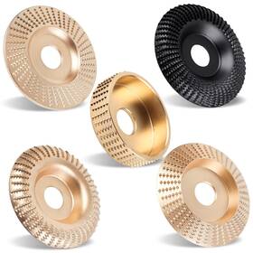 Wcd100c Pomsare 5pcs Angle Grinder Wood Carving Disc Set 4 And 1/2 Attachments