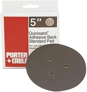 13900 Porter-cable 5-inch Standard Adhesive-back Sanding Pad For 332 Random Orb