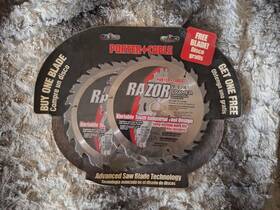 725vt20w Porter-cable Razor 7-1/4 X 20 Carbide Circular Saw Blade Worm Drive Usa