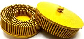 Pro-graad 850048681941 10 Pack 3 Inch 80 Grit Yellow R-type Bristle Disc Ceramic-aluminum Oxide Abrasi