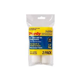 140624010 Purdy Jumbo Mini White Dove Roller Replacements 2-pack 4-1/2 Inch