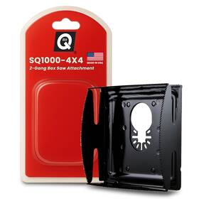 Q Bit 857842006253 Qbit Sq1000-4x4 Oscillating Multi-tool Blade For 4x4 Electrical Box Cutouts