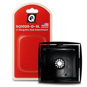 Sq1000-d-sl Q Bit Qbit Stainless Steel Oscillating Drywall Blade For 2-gang Boxes