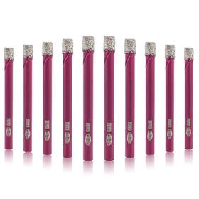 Q2-b203006403q010 Queforet Diamond Drill Bits Set - 10pcs 1/4 Inch 6mm Dry Hole Saw Kit For Drilling C