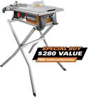 R4021s1 Ridgid Wet Tile Saw Table Top Bevel Diamond 0648846071602