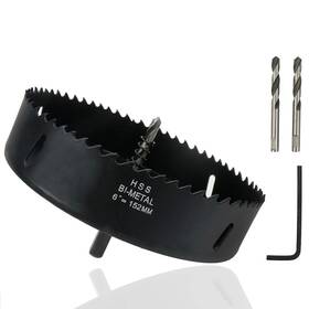 Wby2688 Rannb Corn Hole Saw 6-inch Dia Bi-metal Cutter Drill Bit Great For Making