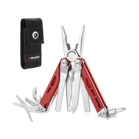 Rk0401-rd-1 Rblack Multitool 21-in-1 Multi Tool Pliers With Safety Locking And Spring... Fast Ship