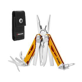 Rk0401-yl-1 Rblack Multitool 21-in-1 Multi Tool Pliers With Safety Locking And Spring... Fast Ship