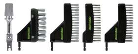 Rct-5pc-bk Reciprotools 5 Pc Stainless Steel/nylon Scrub Brush Kit For Recipro