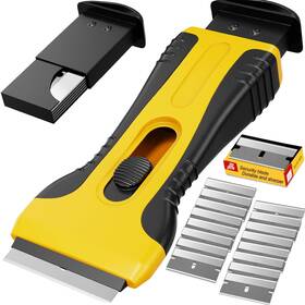 Rerdeim 658359467601 Razor Blade Scraper Tool With 20pcs Extra Blades For Cleaning