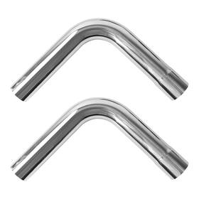 Am45853 Richeer 90 Degree 2.5 Inch O.d. Stainless Steel Diy Custom Exhaust Tubing，