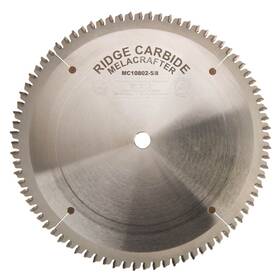 Mc10802-5 Ridge Carbide Mc10802-5/8 Rigid Melacrafter Saw Blade 10 Inch X 5/8 Bore 80t Atb Full Kerf