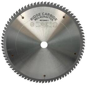 Mc12802-5 Ridge Carbide Mc12802-5/8 12 Inch Melacrafter Saw Blade 80 Teeth Hiatb Grind -5 Hook 5/8
