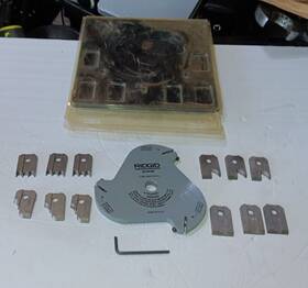 Ac2008 Ridgid 7 Inch Triple Cutter Molding Head With 4 Cutting Patterns