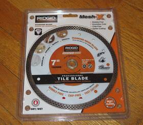 Hd-cm70p Ridgid Mesh-x 7 Inch Diamond Blade - Masonry Concrete Wet/dry Saw 5/8 Or 7/8 Arbor