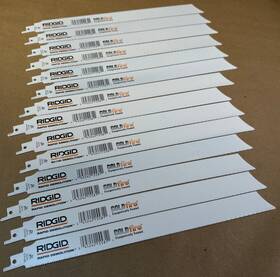 Rd1412 Ridgid 14 14tpi 12 Inch Rapid Demolition Cold Fire Reciprocating Saw Blades