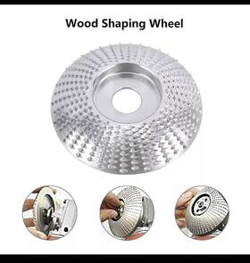 Ys-0045-04 Roauend 3pcs Grinding Wheel Disc Wood Carving Set For Angle Grinder Tool
