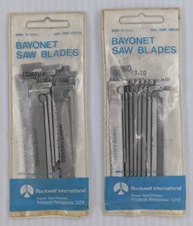 12360-10 Rockwell Bayonet Saw Blades 10 #12360-10 Wood Made In U.s.a Lot Of 2