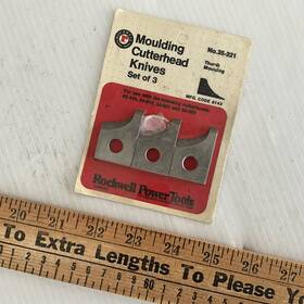 35-221 Rockwell Nos Moulding Cutterhead Knives Thumb No