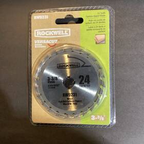 9231 Rockwell 3 3/8 Inch - 24teeth Tct Versacut Rw Saw Blade Home