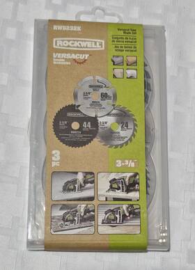 Fm10 Rockwell 3pc Versacut Saw Blades Set 3-3/8 New/fm10