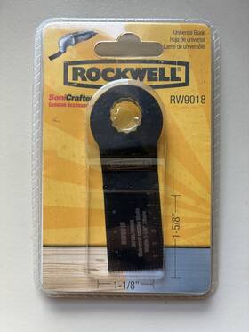 Rw9018 Rockwell Sonicrafter 1-1/8 Inch X 1-5/8 Universal End Cut Blade New Sealed