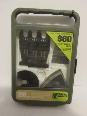 Rw9178k Rockwell 26 Piece Universal Fit Oscillating Accessory Set