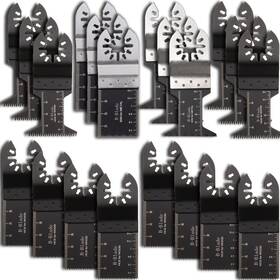 2411gjl3041blaj01zrus-fba Rrrpio 20 Pcs Mix Oscillating Saw Blades Professional Universal Multitool For